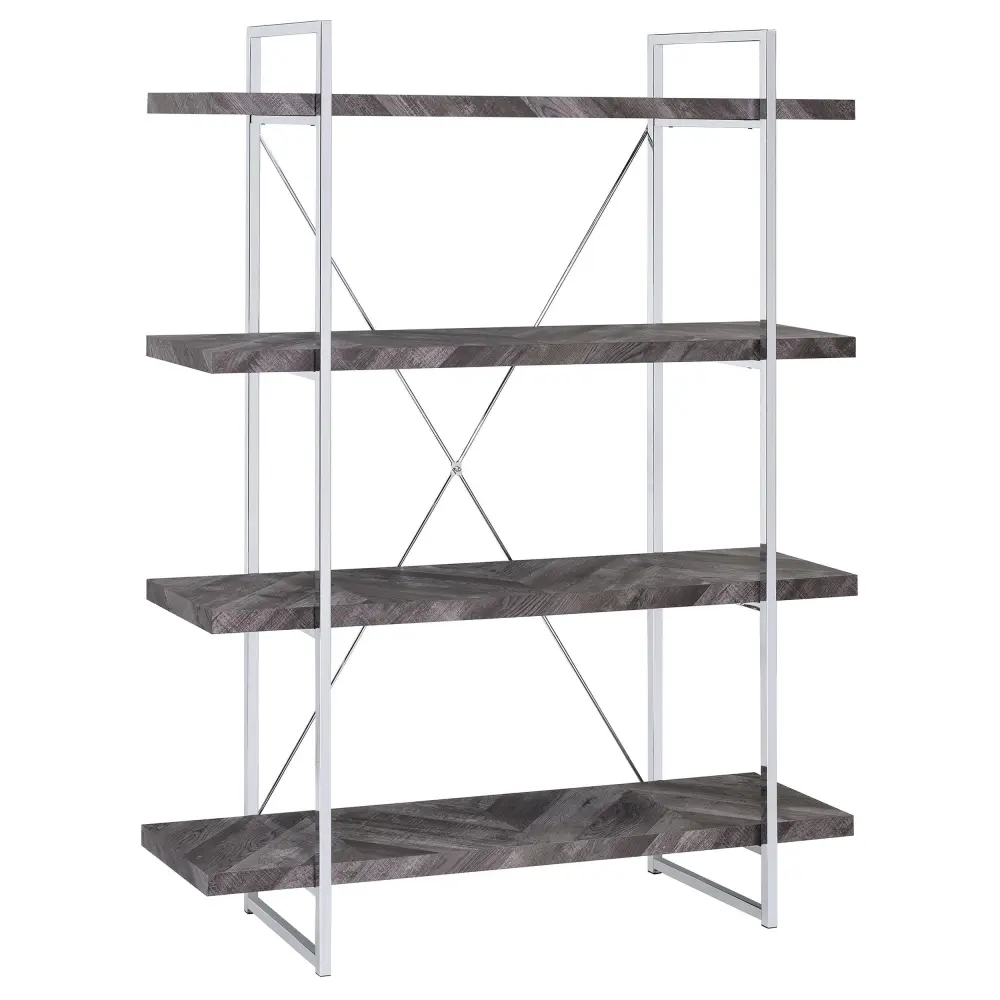 Diamond Modern Furniture COA Bookcases 4-Shelf 802613
