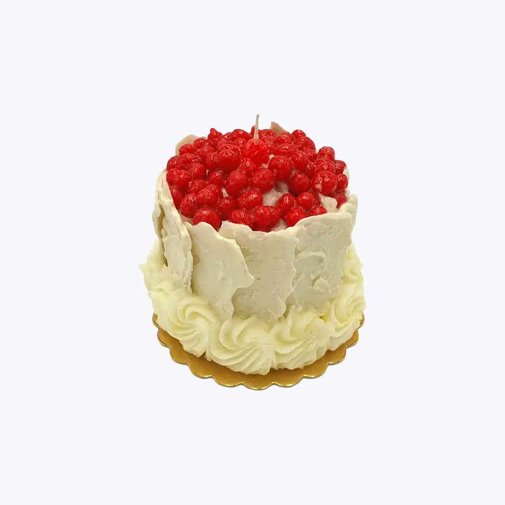 White Chocolate Cake Candle
