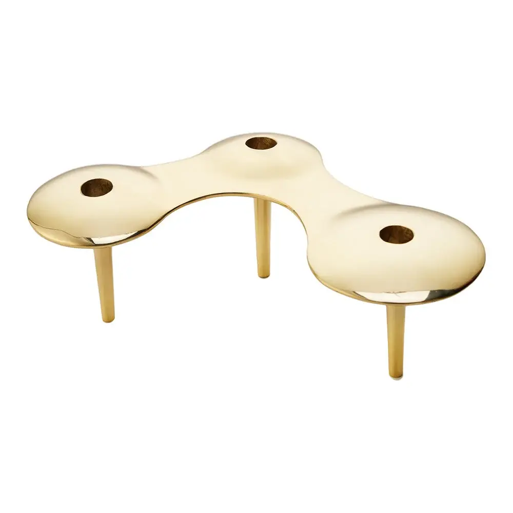 Golden Pools Candle Holder - Warm alloy