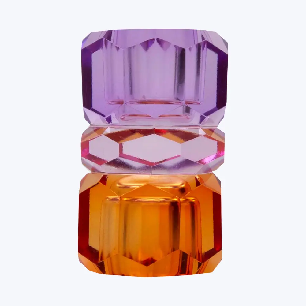 Ornamental Crystal Candle Holder