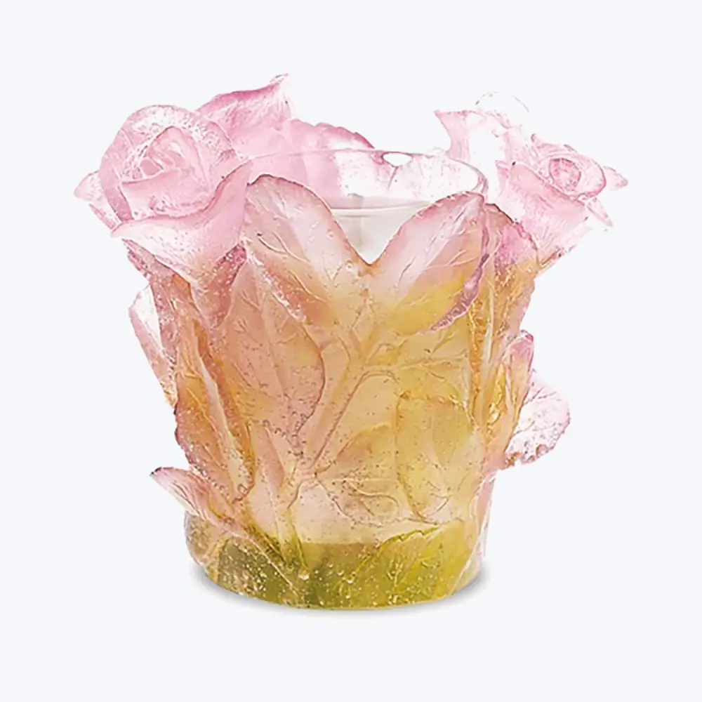 Roses Candleholder Salmon
