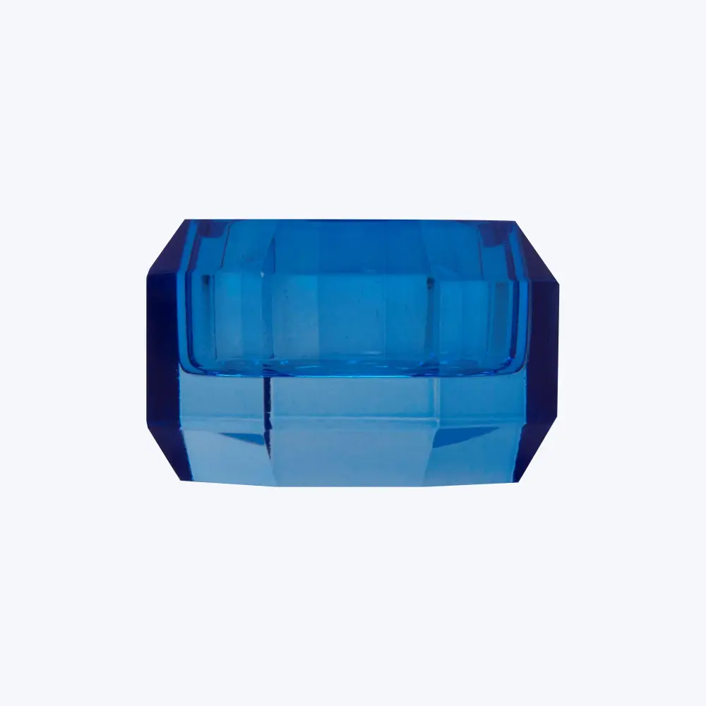 Round Crystal Candle Holder