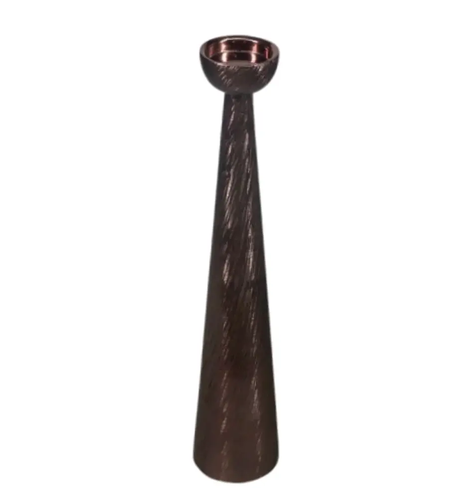 Saphira Sizable Candle Holder - Smoke