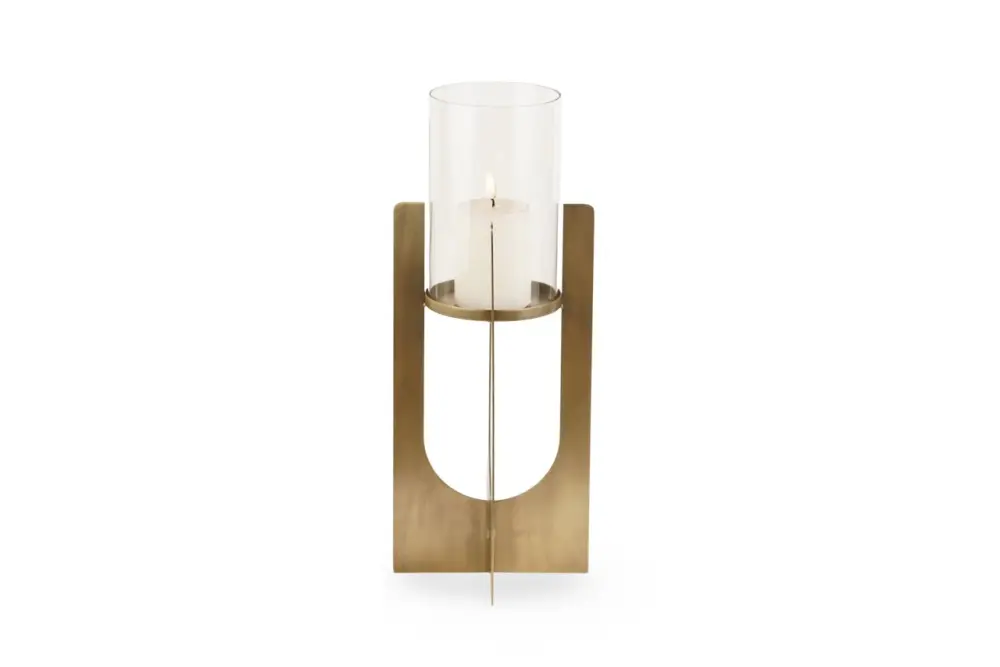 Dalou Generous Hurricaine Lantern - Gold