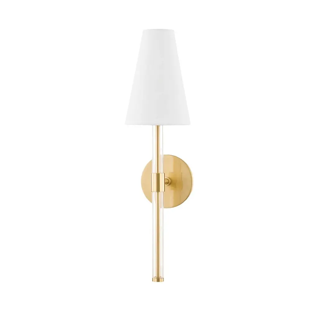 Janelle 1 Buoyant Wall Sconce - Aged Brass