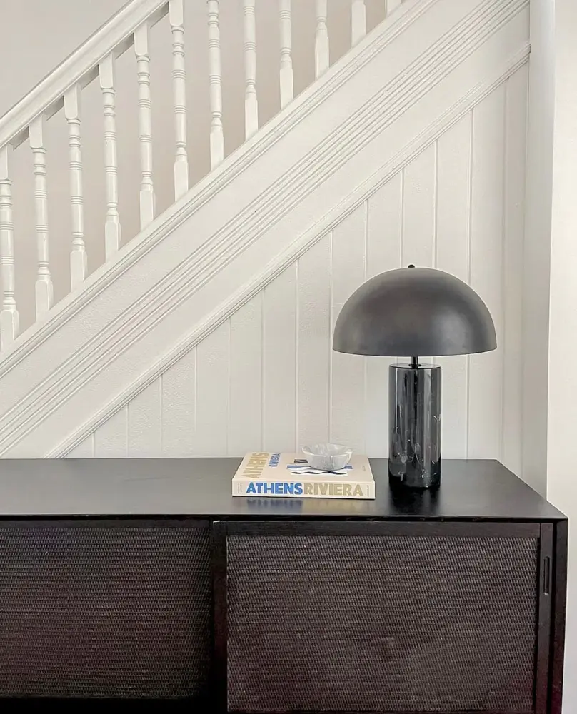Jet-black Table lamp - Mia - Black/Black Marble