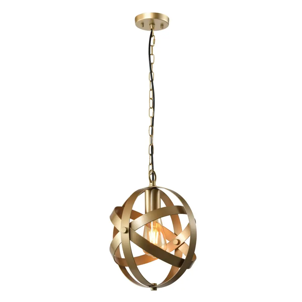 1 - Light Champagne Gold Pendant Portable #MX21016