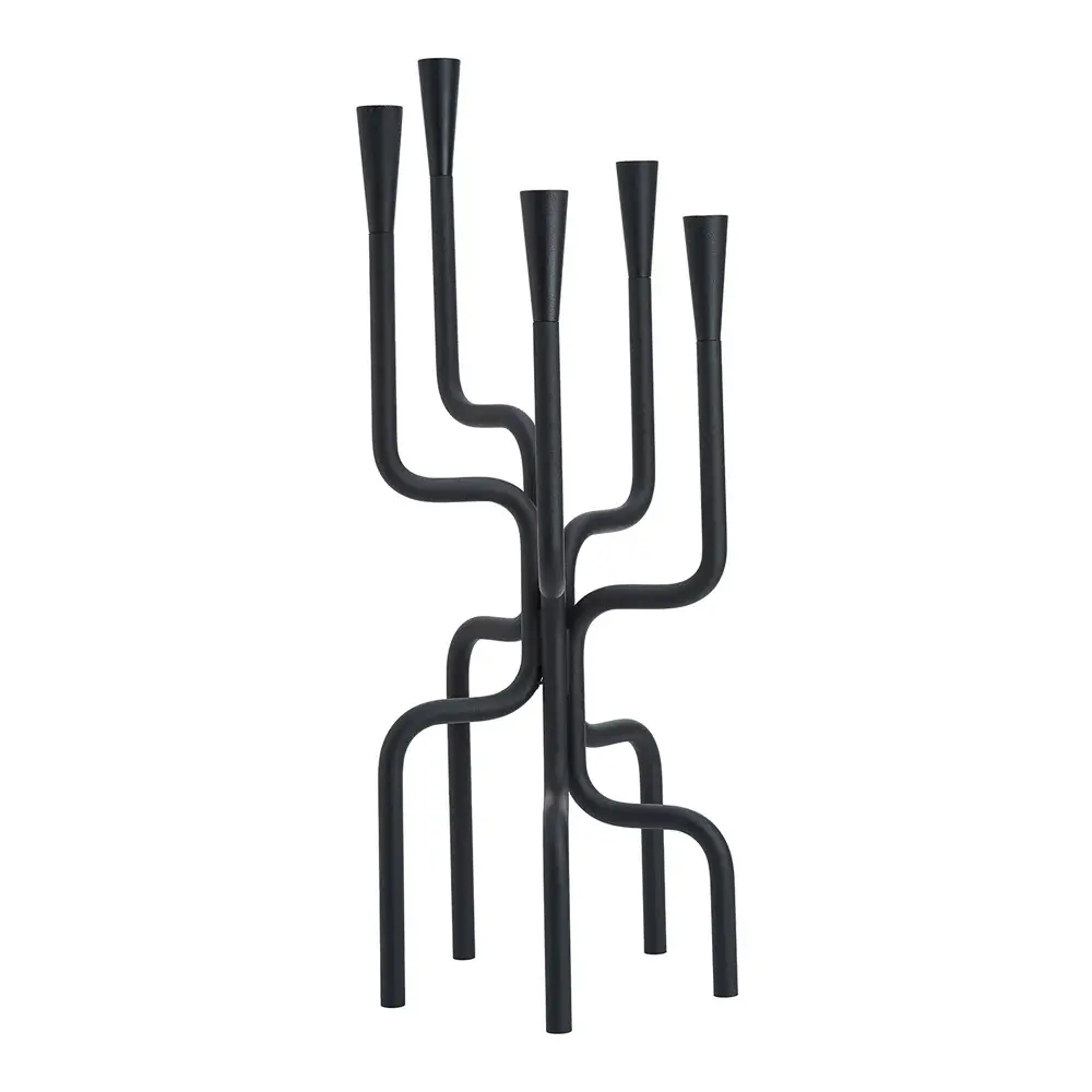 Maman Candle Holder - Jet-black