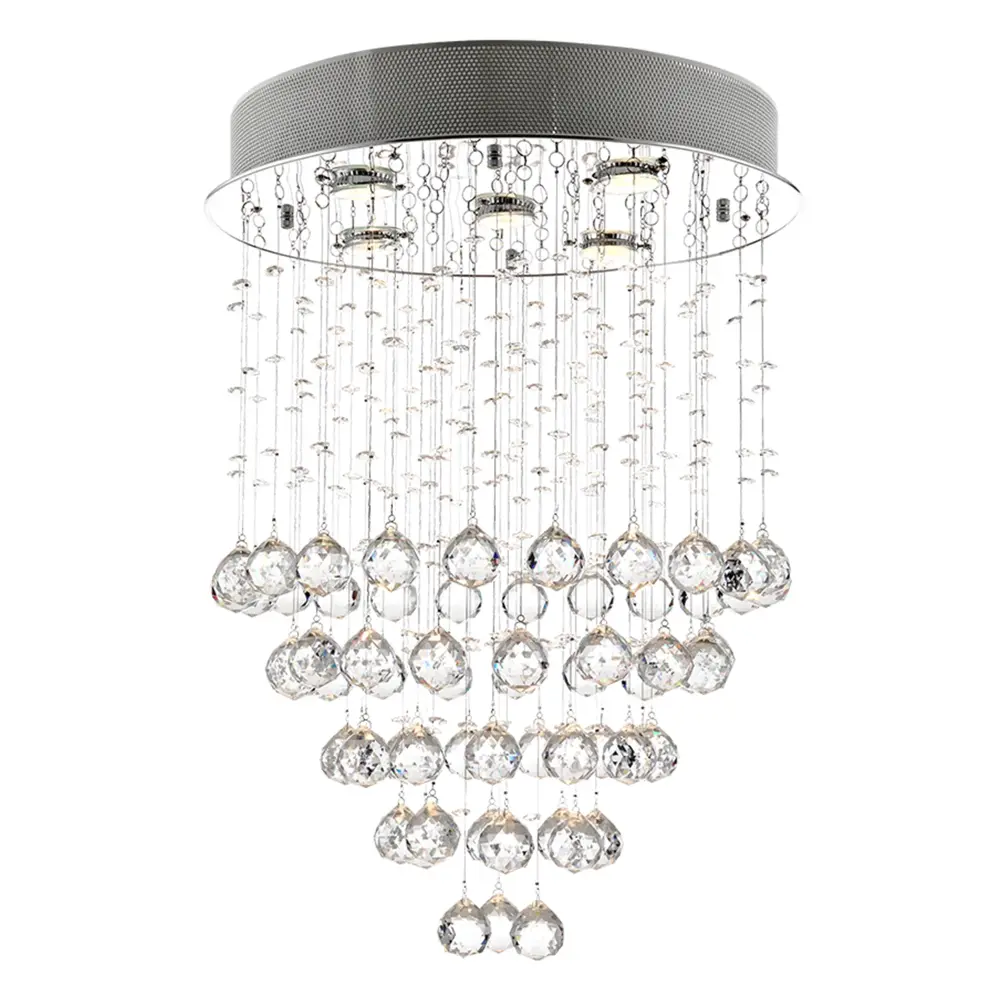 Maxax 5 - Airy Tiered Crystal Ceiling Chandelier #MX19029