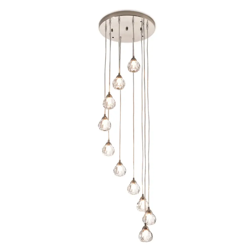 Maxax 10 - Buoyant Stairway Spiral Chandelier Foyer #MX19053