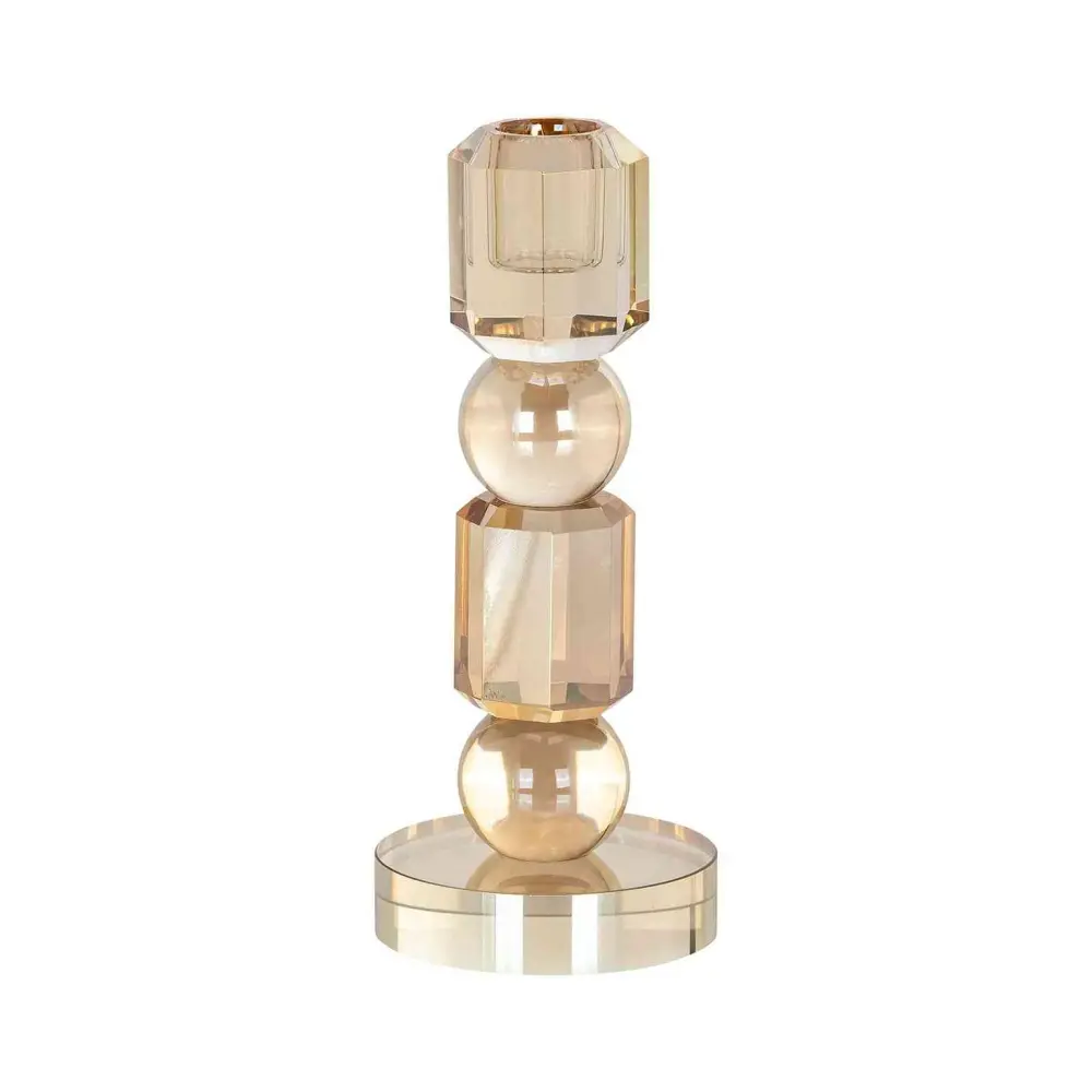 Meral Petite Candle Holder - Brown
