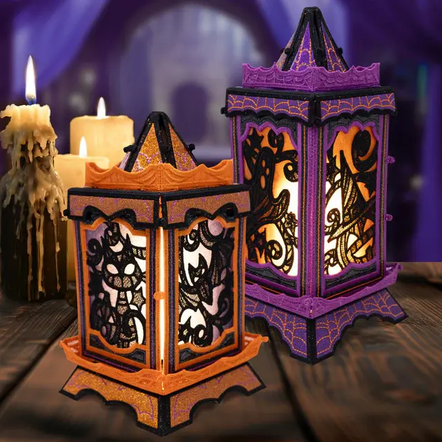 OESD Freestanding Halloween Lanterns 12987USB