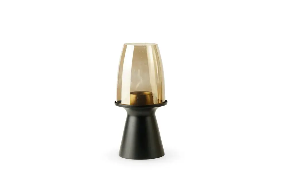 Vienna Small Hurricaine Lantern - Onyx