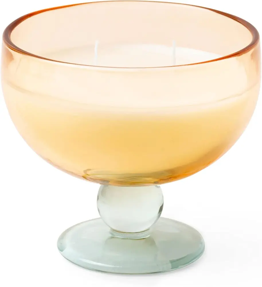 Aura Colored Goblet Candle Wild Neroli