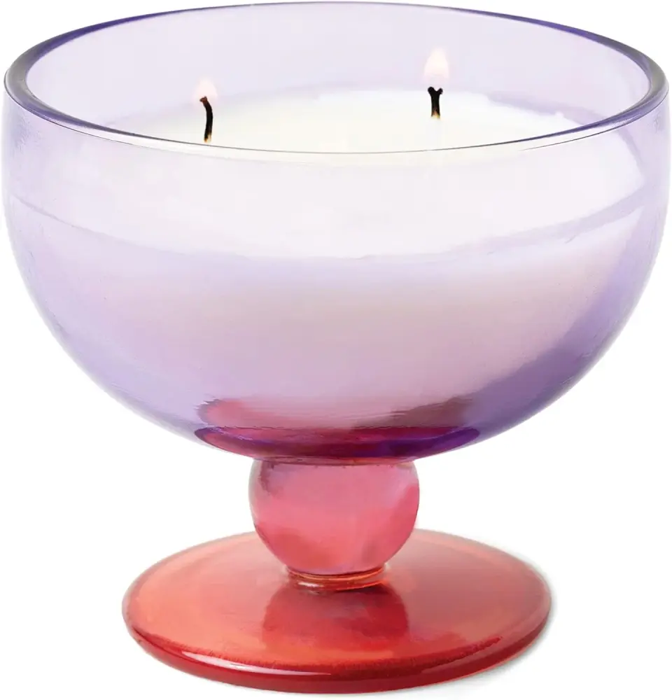 Aura Shaded Goblet Candle Pepper and Plum