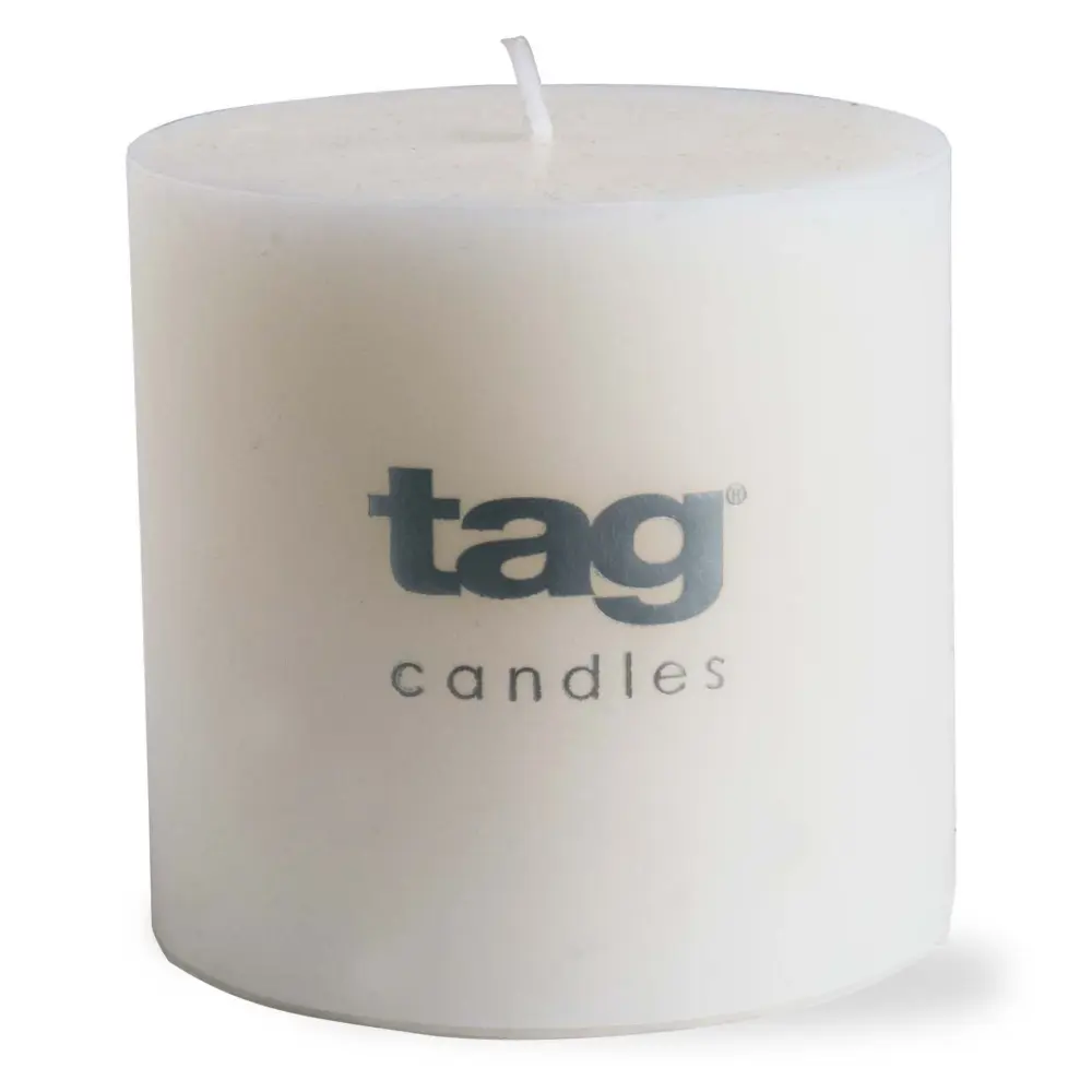 Color Studio Pillar Candle 3x3 - ivory
