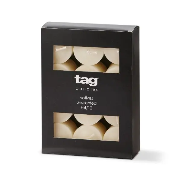 color studio votive candles adjust 12 - Ivory
