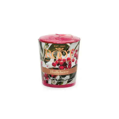 Hollyberry 20 Hour Beeswax Blend Votive