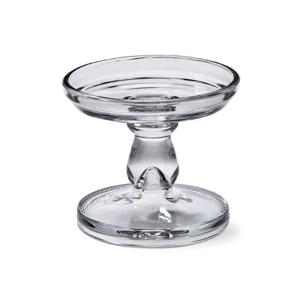 Lana double-sided taper & pillar holder Small - Clear
