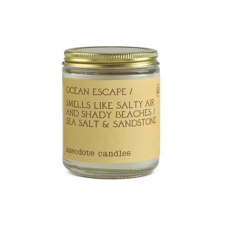 Ocean Escape (Sea Salt and Sandstone) Glass Jar Candle