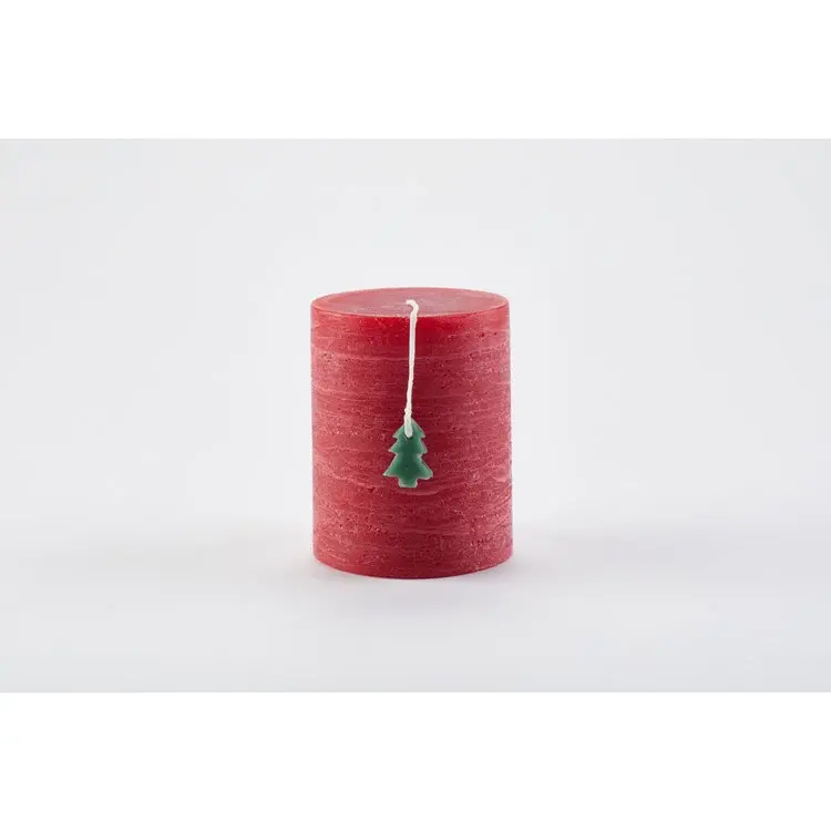 Rustic Tree Pillar Candle
