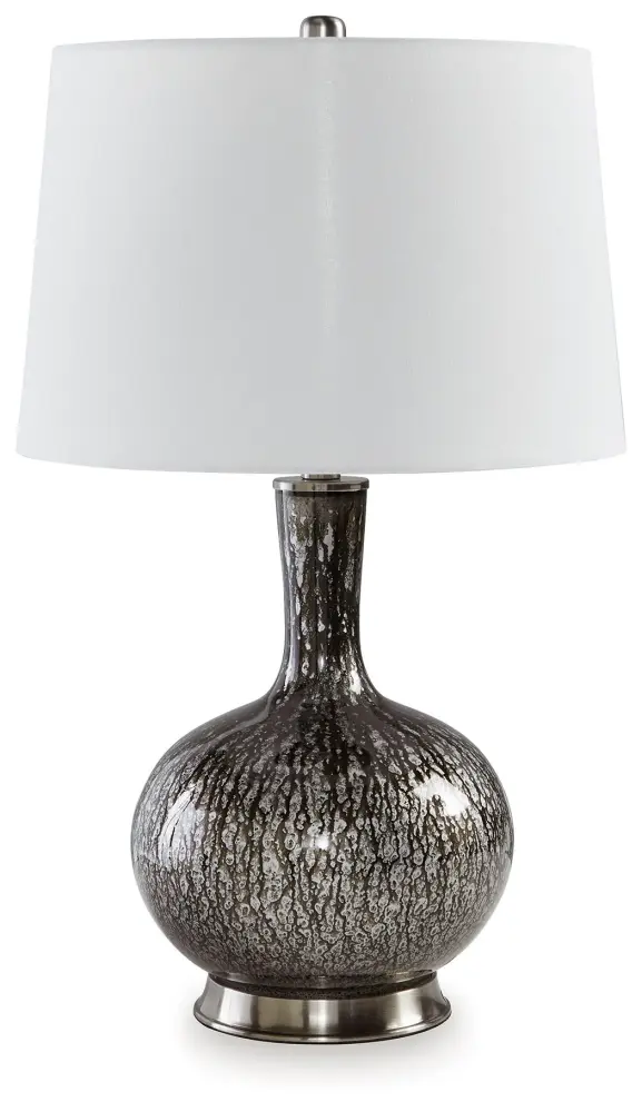 Tenslow - Glass Table Lamp - Antique Jet-black