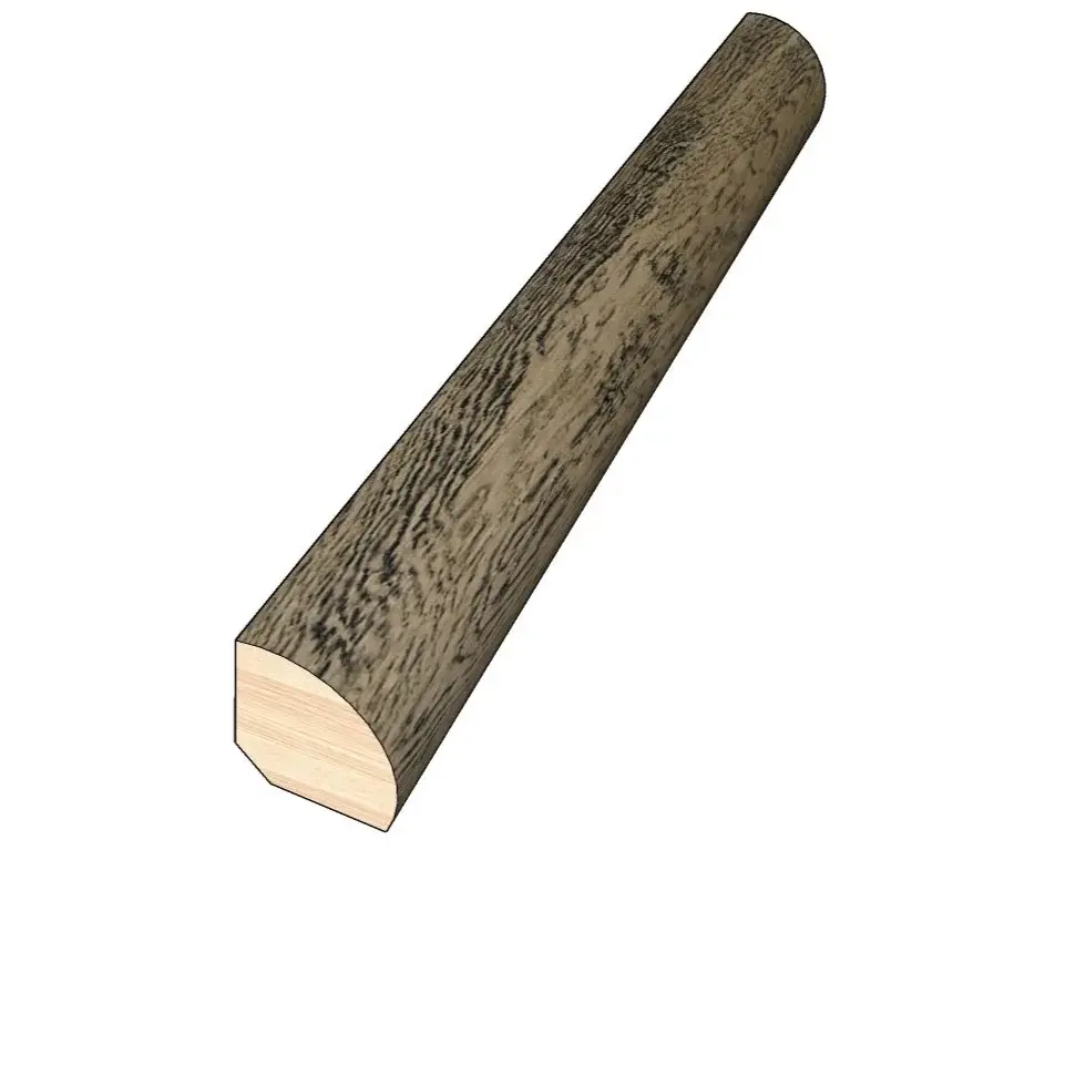 Weathered Oak 0.75 . Dense x 0.75 . Width x 78 . Length Quarter Round Hardwood Molding
