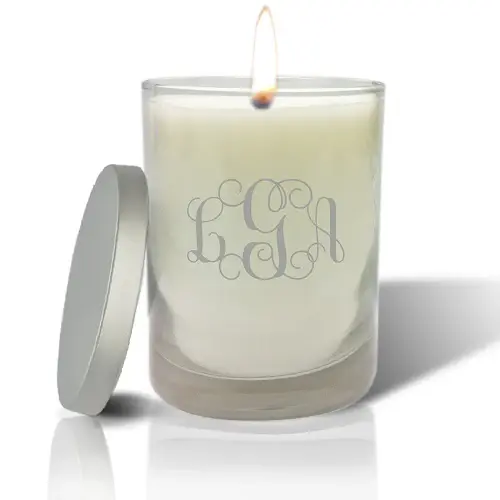 MONOGRAM CANDLE LID