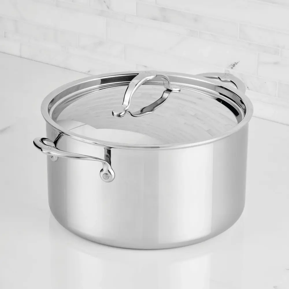 ProBond® Luxe™ Polished Clad Rust-proof Steel Stockpot Lid