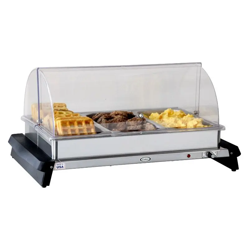 Cadco Optimized Triple Buffet Server Spooltop Lid, WTBS-3RT