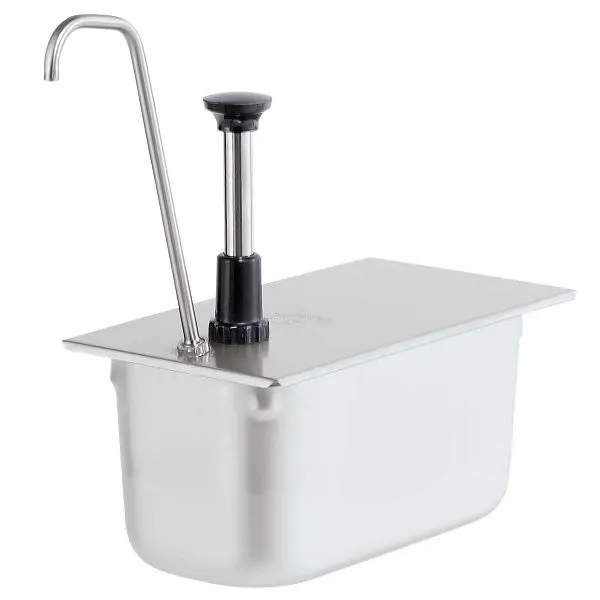 Server 1/3-Size Pan Pump, Tall Spout - Stainless High-Carbon Steel, 83441