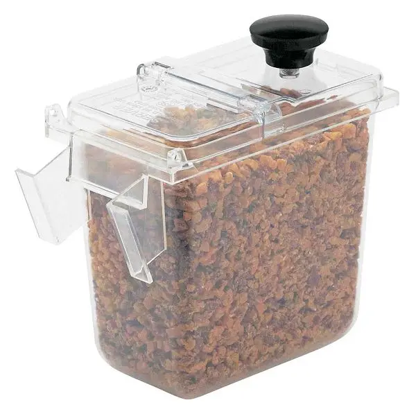 Server Chemical-Resistant 1/9-Size Wall-Mount Jar, Clear, 87199