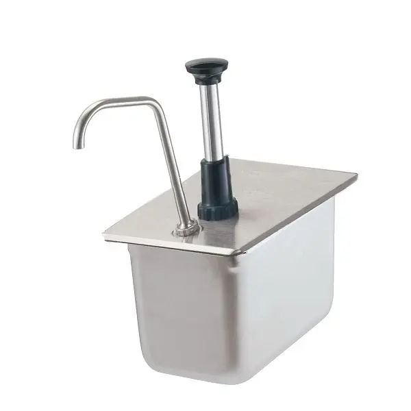 Server Expert 1/4-Size Pan Pump - Stainless Steel, 1 oz, 83420
