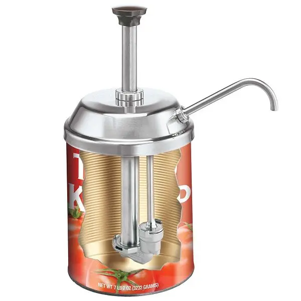 Server Extra-Strong #10 Can Condiment Pump, Stainless Steel, 83000