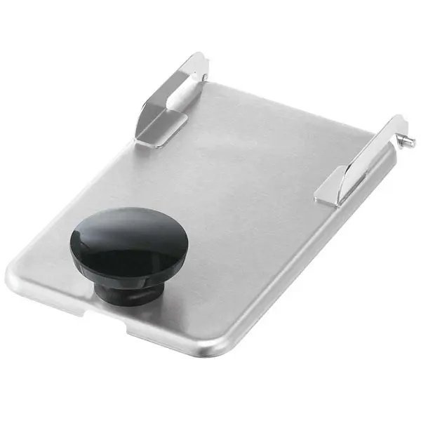 Server Hinged Lid, 1/9-Size Jar - Gel Stainless Metal Steel, 87211