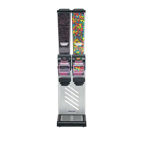 Server Optimized SlimLine Dry Food & Candy Dispenser, Double 2 L Countertop, 88730