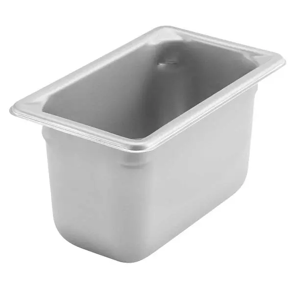 Server Rust-Resistant Sgroup Table Pan, 1/9-Size 4" (100 mm), 90106