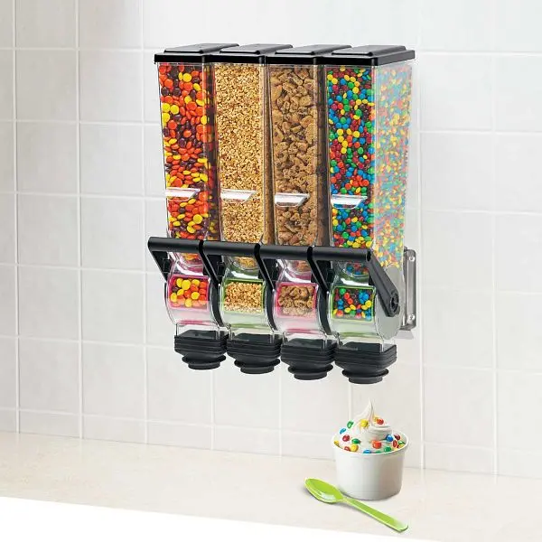 Server SlimLine Dry Food & Candy Dispenser, Quad 2 L, 88780