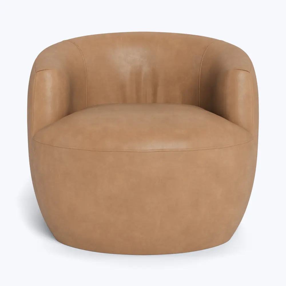 Carrie Leather Rotate Chair