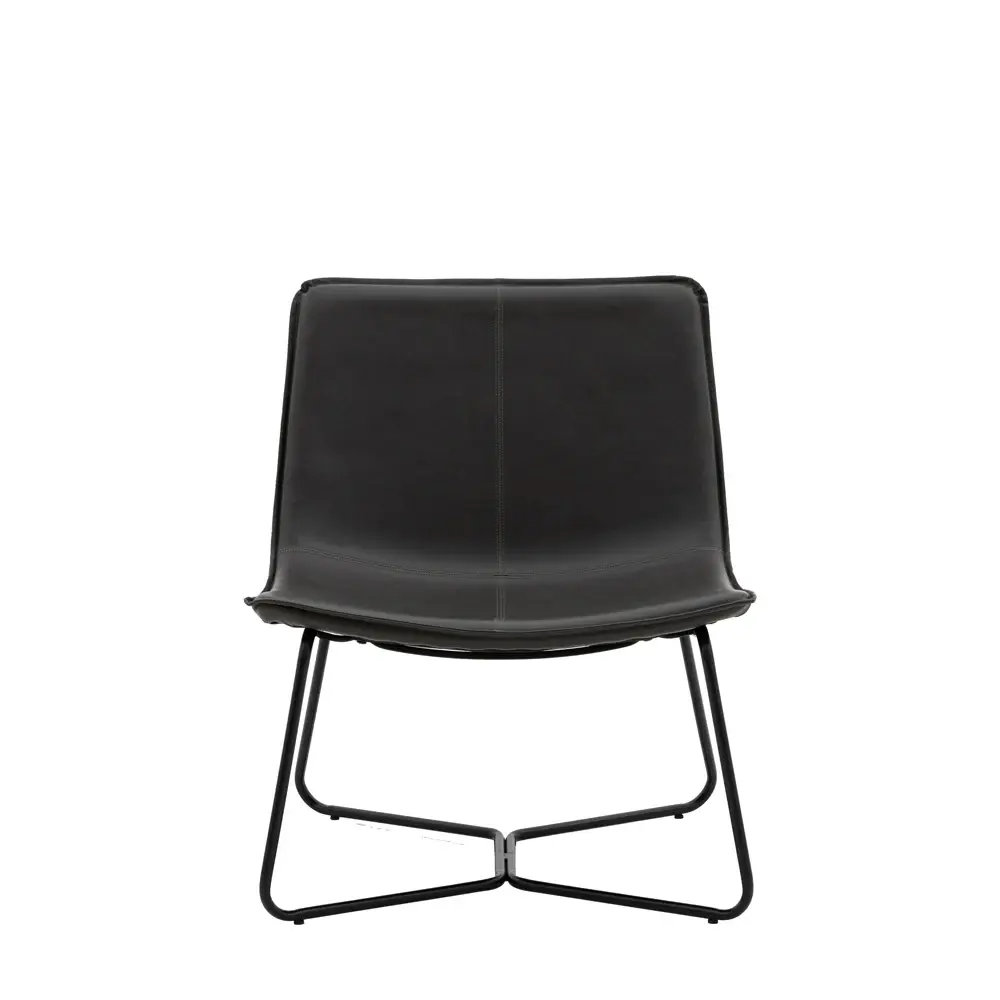 Hawkline Lounge Chair Charcoal - 86 Inch Length
