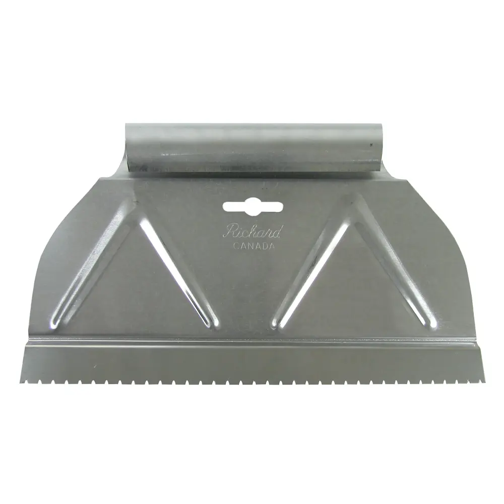 9 '' (22.7 cm) Glue Spreader ''V'' Teeth (1/16 X 3/64 X 13/64'')