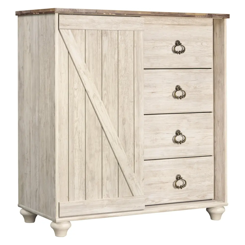 Diamond Modern Furniture Privileged Design Willowton 4-Drawer Kids Chest B267-48