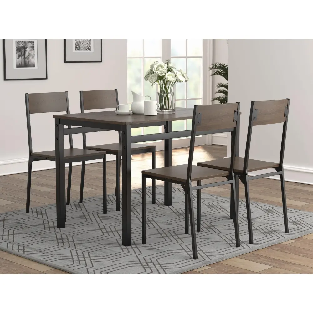 Diamond Modern Furniture COA Lana 5 pc Dinette 150505
