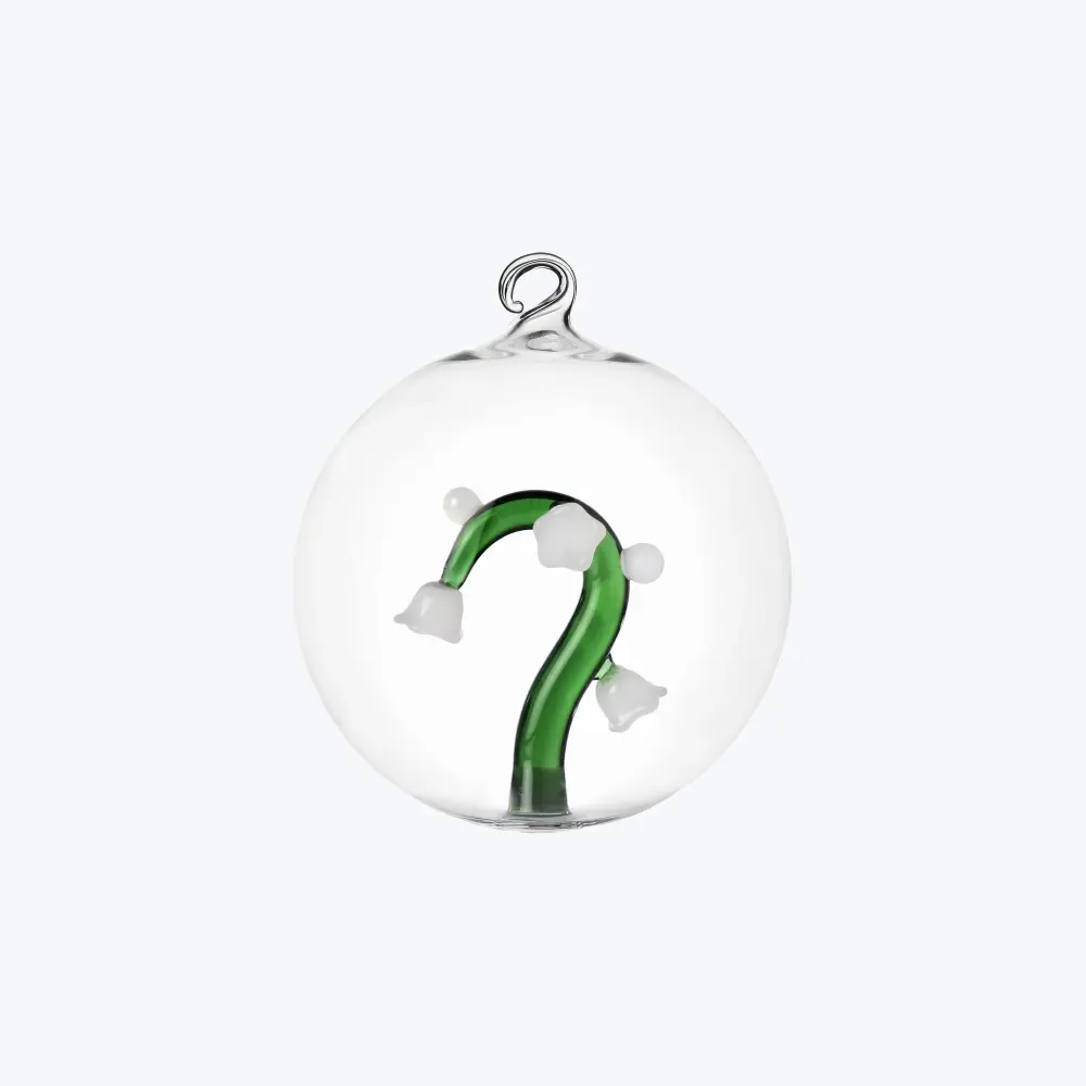 Botanica Christmas Ball Ornament - 3 Inch Diameter