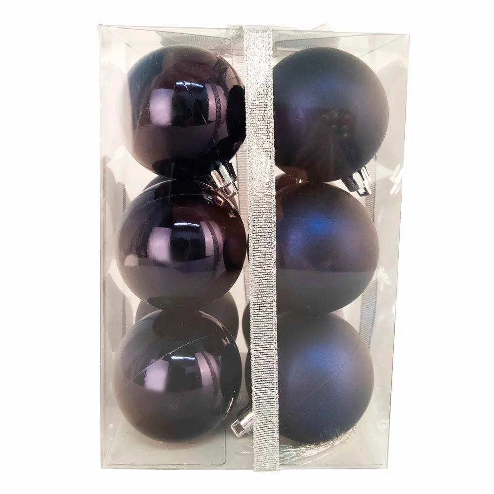 Christmas Balls Place 2.36", Bleu Royal