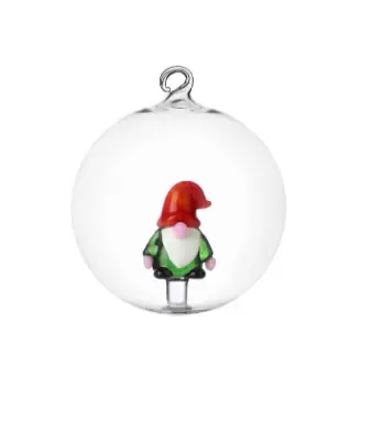 Ichendorf Christmas Tales Gnome Glass Ball Ornament | Set 12