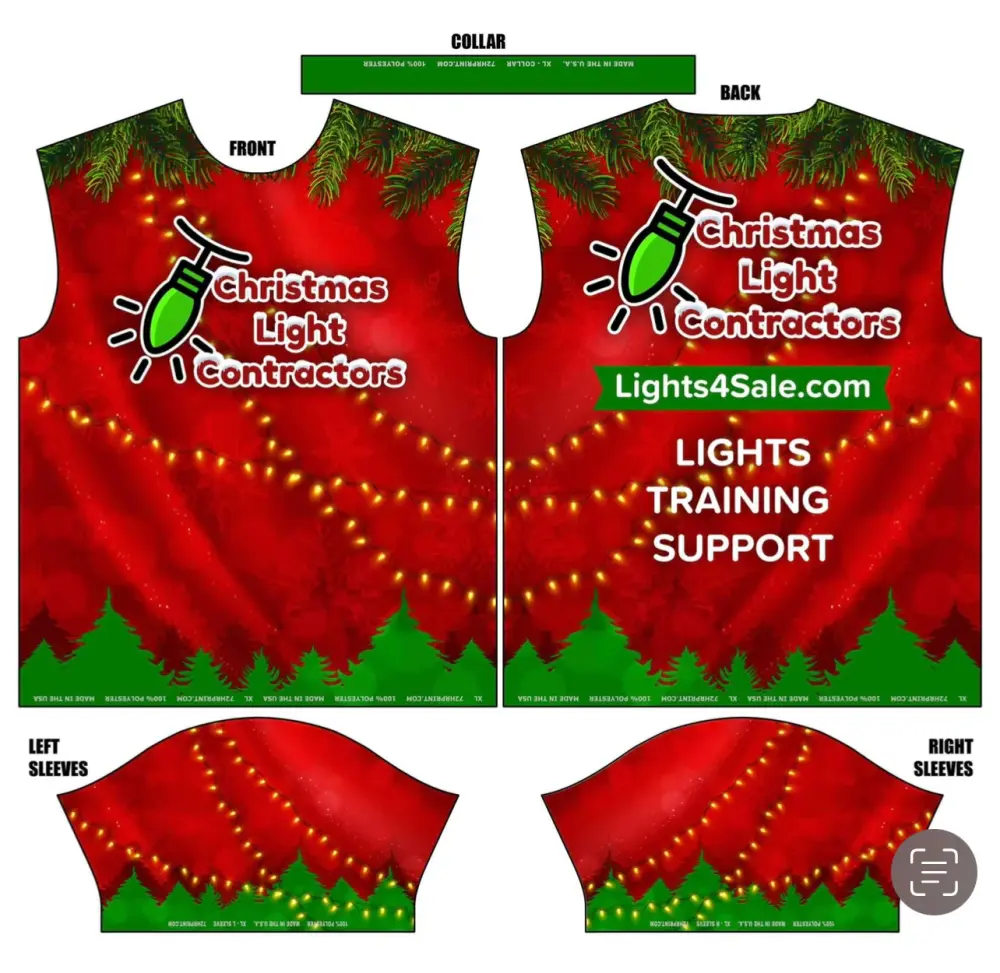 Christmas Light Contractors High-end Shirt - FREE $hipping!