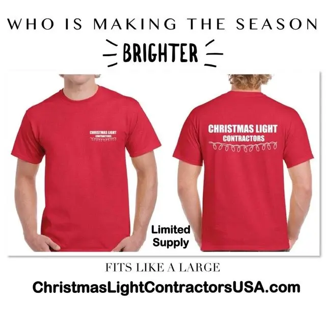 Christmas Light Contractors Petite Sleeve Shirt - FREE $hipping!