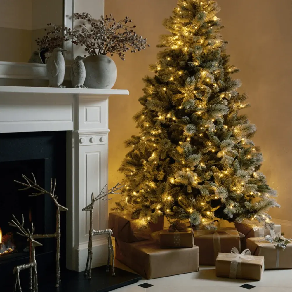 Snowy Forest Fir Pre-Lit 400L LED Christmas Tree