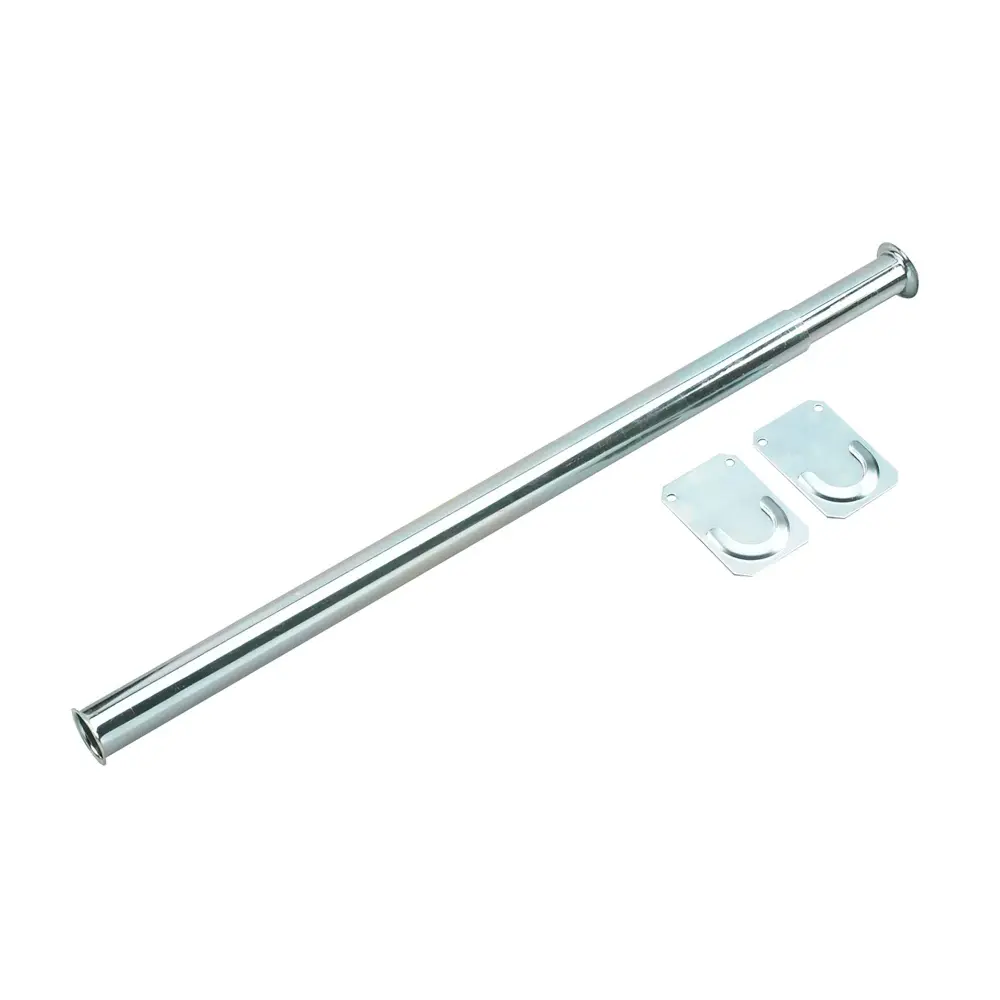 Adjustable Closet Rod Separated Ends, 96'' to 120"